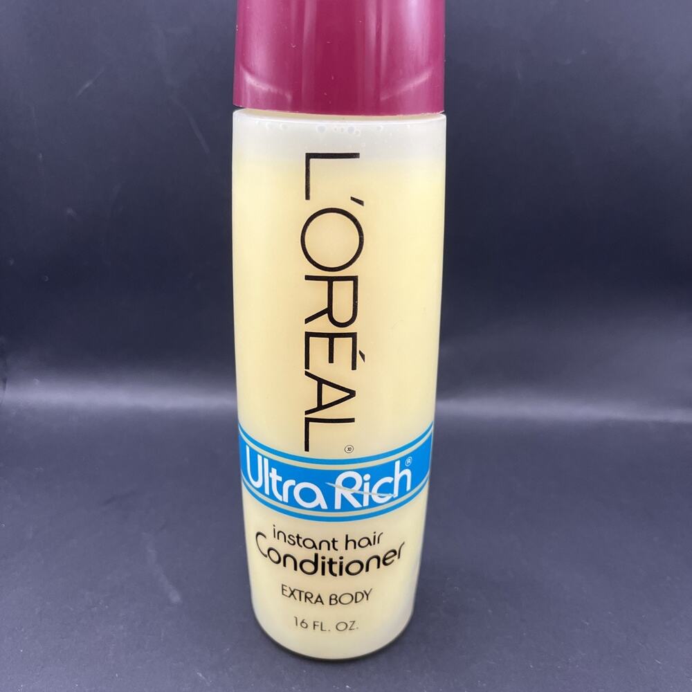 Vintage L'Oreal Ultra Rich Instant Hair Conditioner Extra Body16 FL OZ. NOS Prop